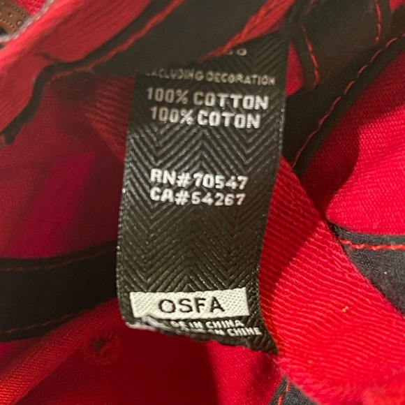 Chicago Bulls 47 Brand Adjustable Hat Baseball Cap Red - Picture 8 of 8